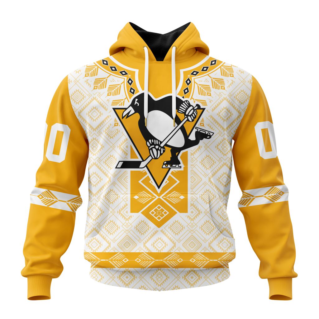 Nhl Pittsburgh Penguins Special Native Heritage Design Hoodie 3D All Over Print