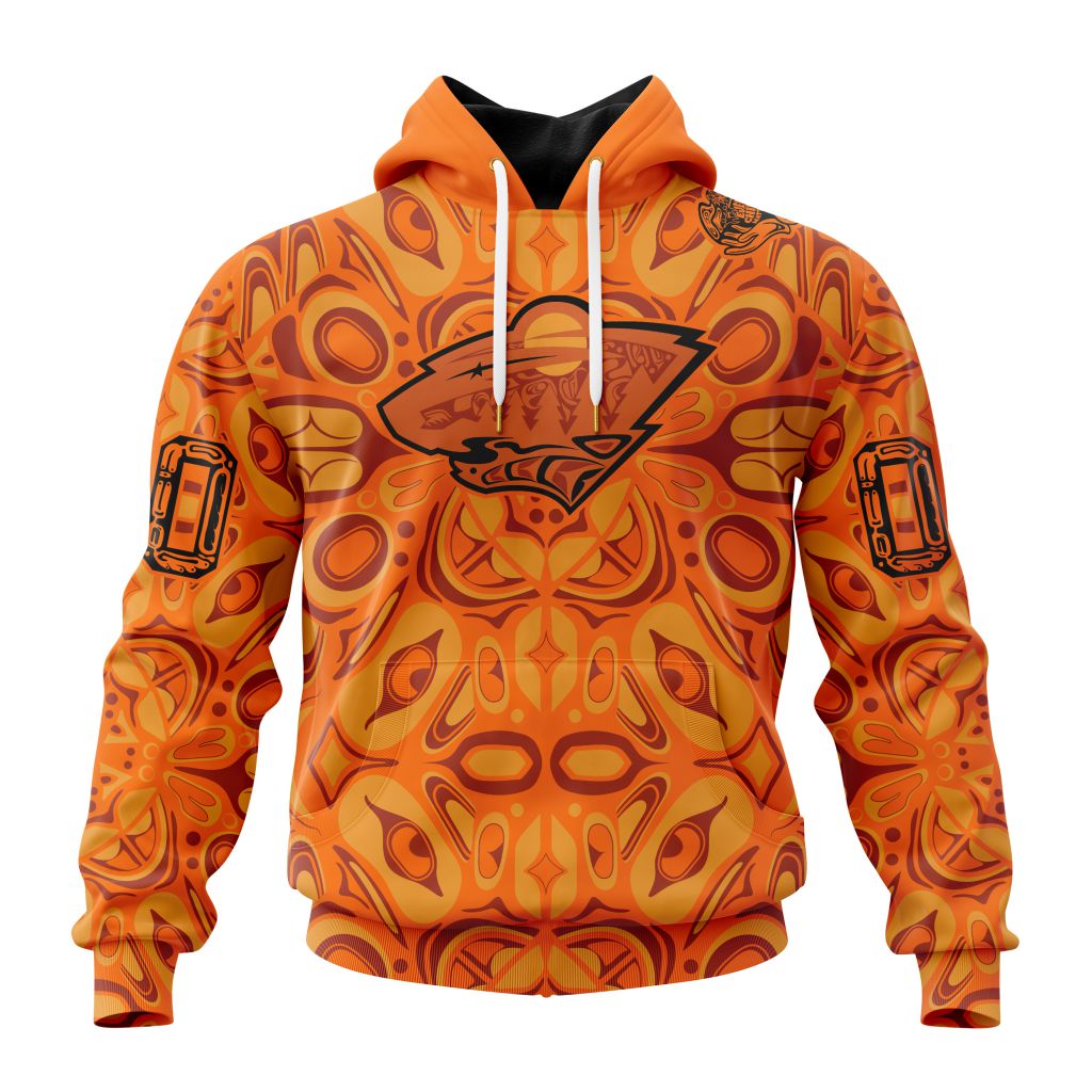 Nhl Minnesota Wild Special National Day For Truth And Reconciliation Design Hoodie