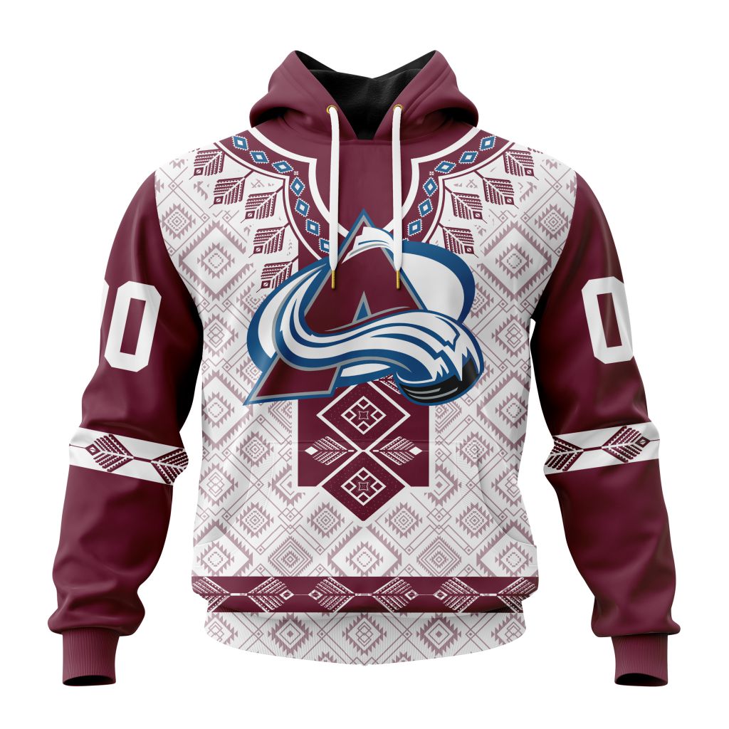 Nhl Colorado Avalanche Special Native Heritage Design Hoodie 3D All Over Print