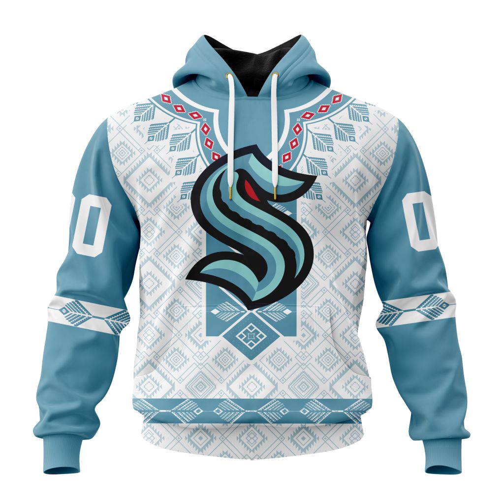 Nhl Seattle Kraken Special Native Heritage Design Hoodie 3D All Over Print