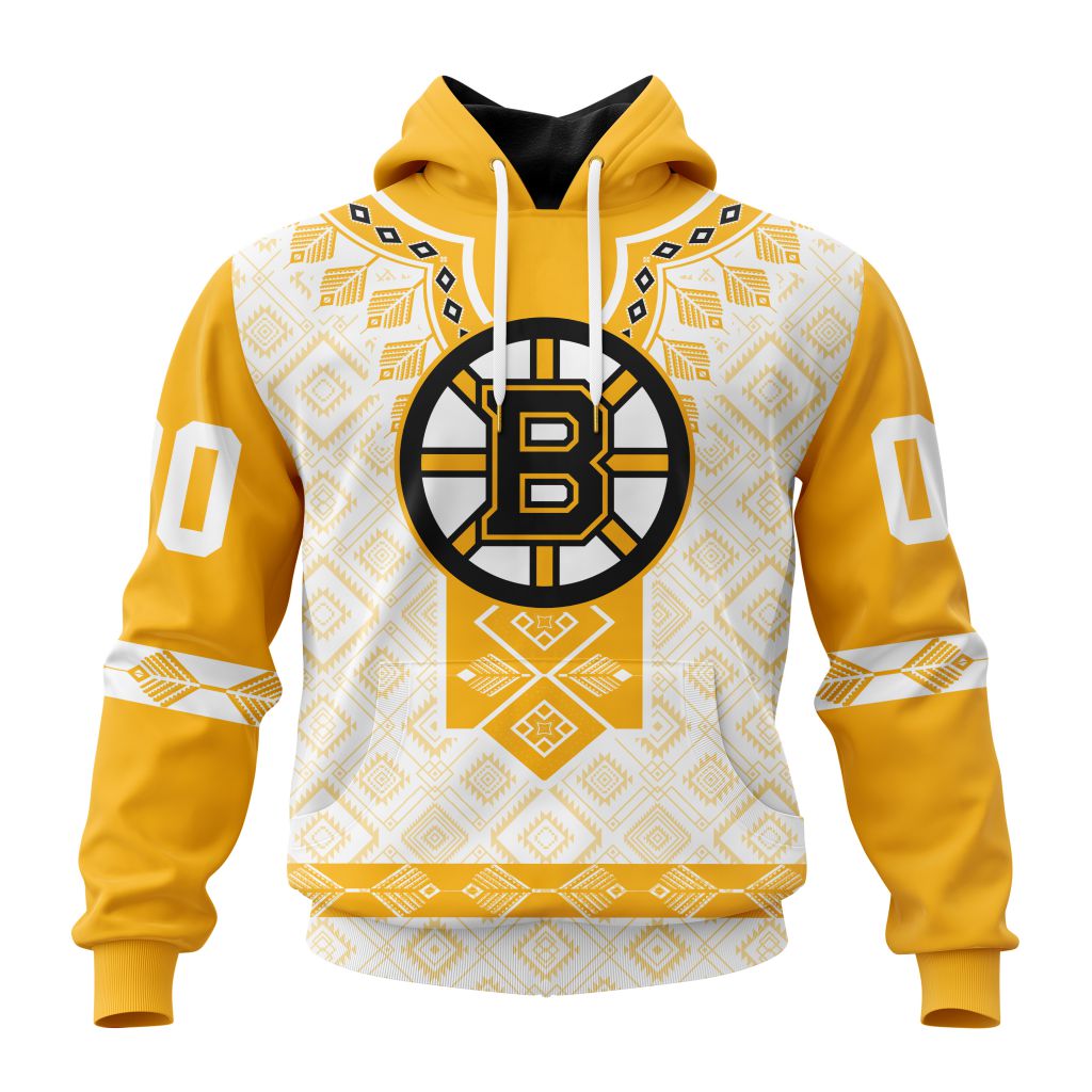 Nhl Boston Bruins Special Native Heritage Design Hoodie 3D All Over Print