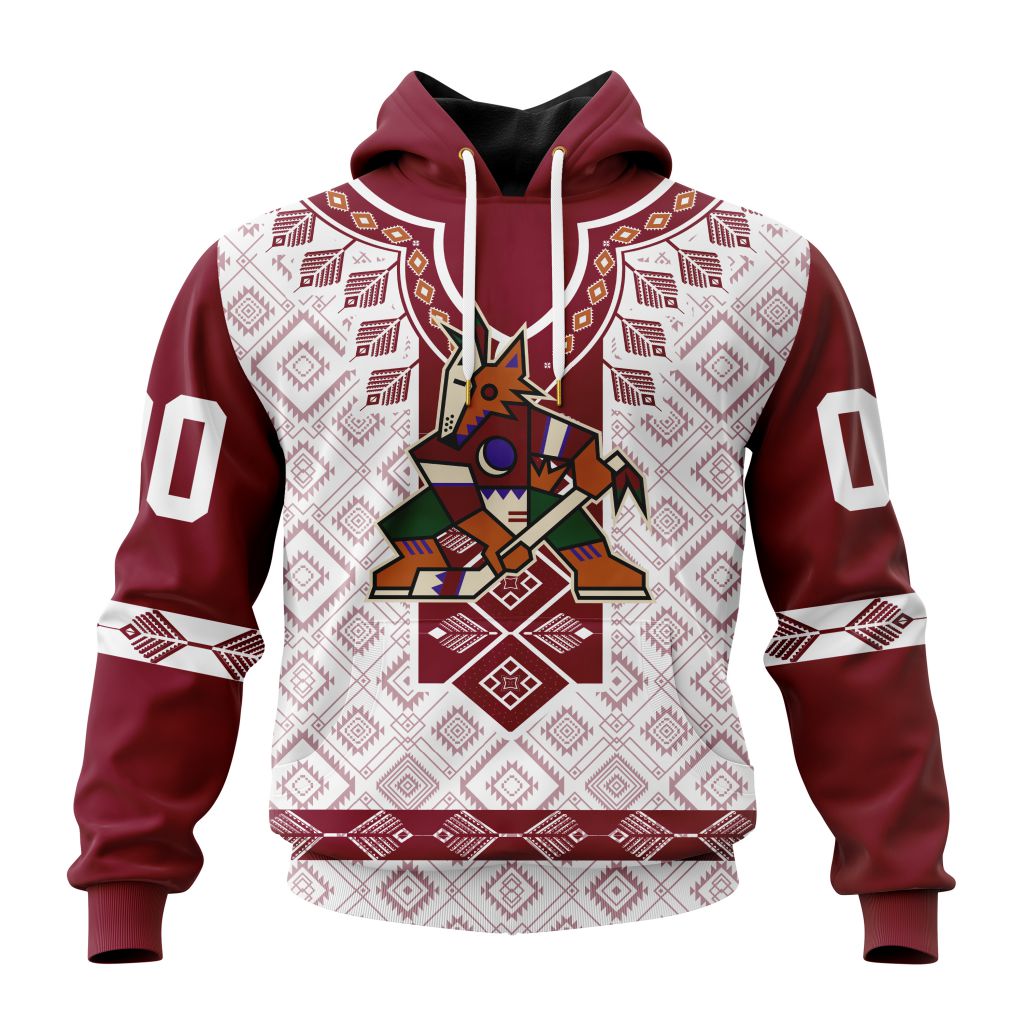 Nhl Arizona Coyotes Special Native Heritage Design Hoodie 3D All Over Print