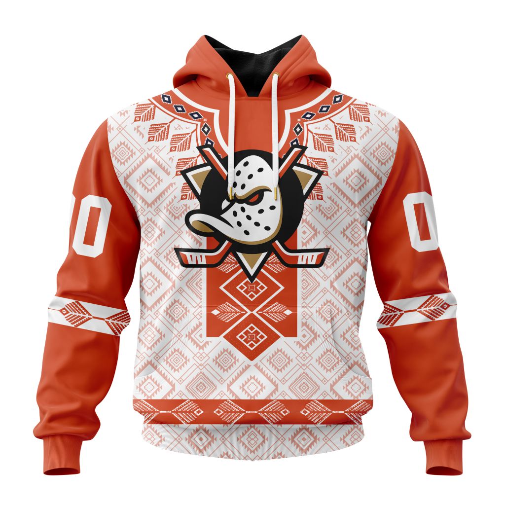 Nhl Anaheim Ducks Special Native Heritage Design Hoodie 3D All Over Print