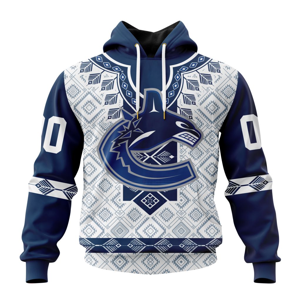 Nhl Vancouver Canucks Special Native Heritage Design Hoodie 3D All Over Print