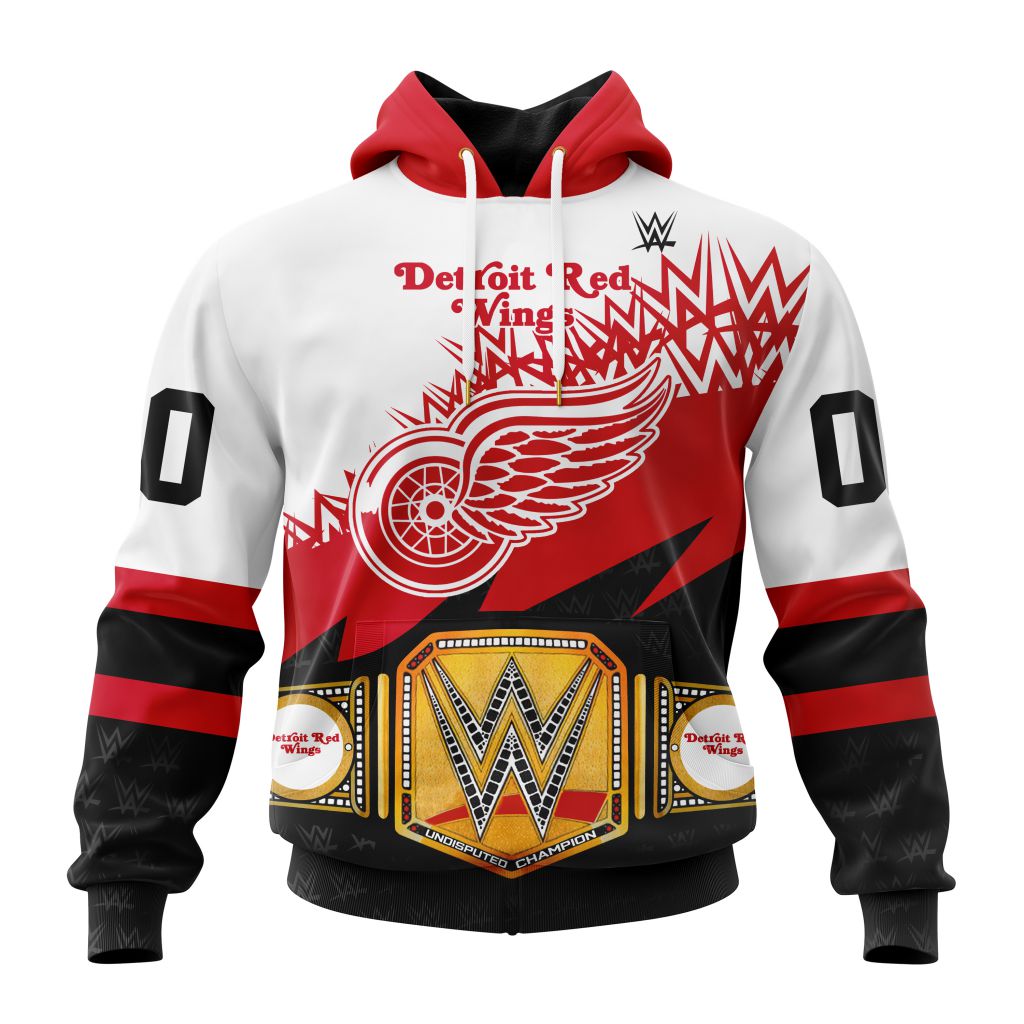 Nhl Detroit Red Wings Special Wwe Design Hoodie 3D All Over Print