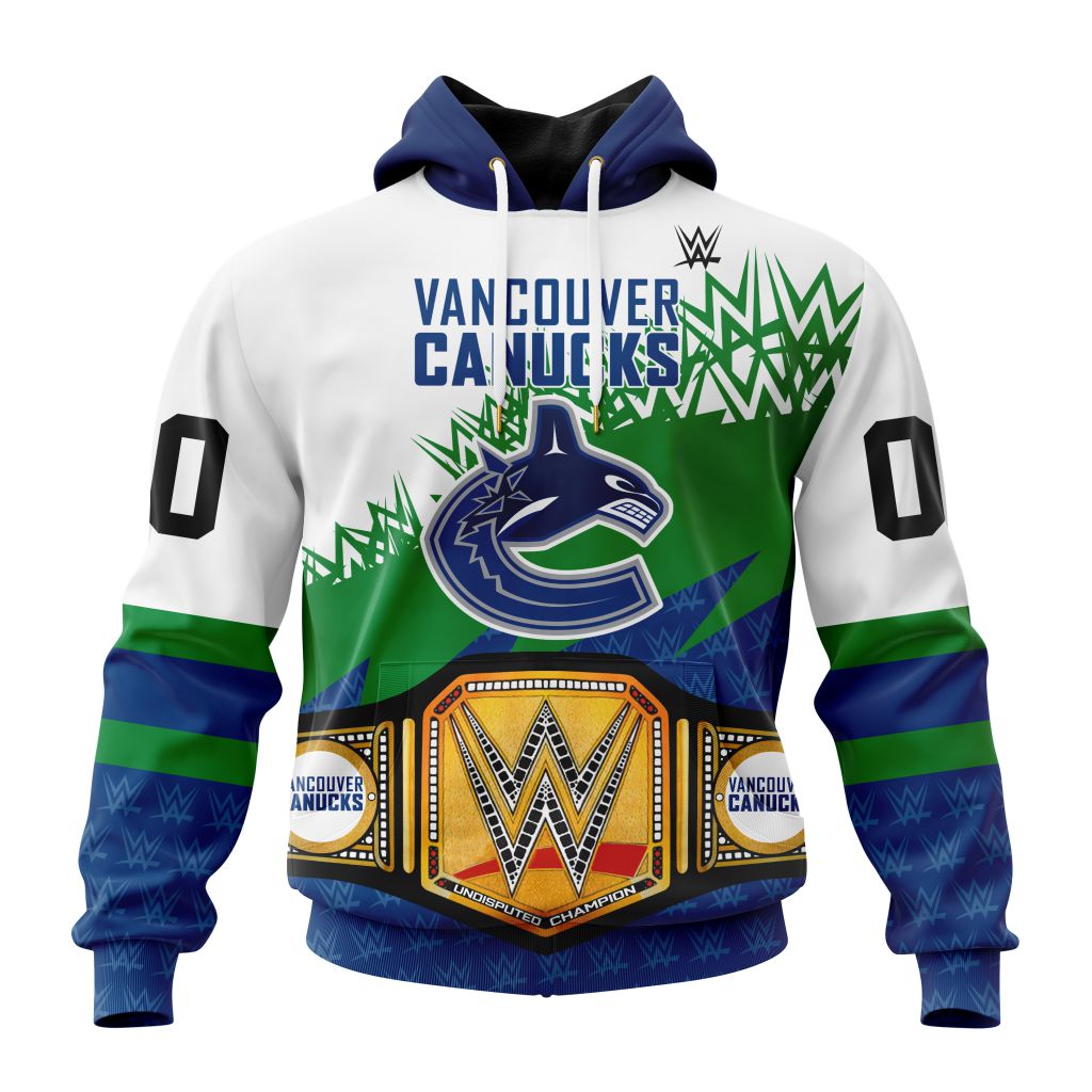 Nhl Vancouver Canucks Special Wwe Design Hoodie 3D All Over Print