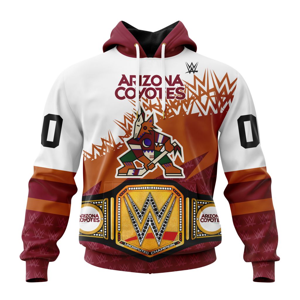 Nhl Arizona Coyotes Special Wwe Design Hoodie 3D All Over Print
