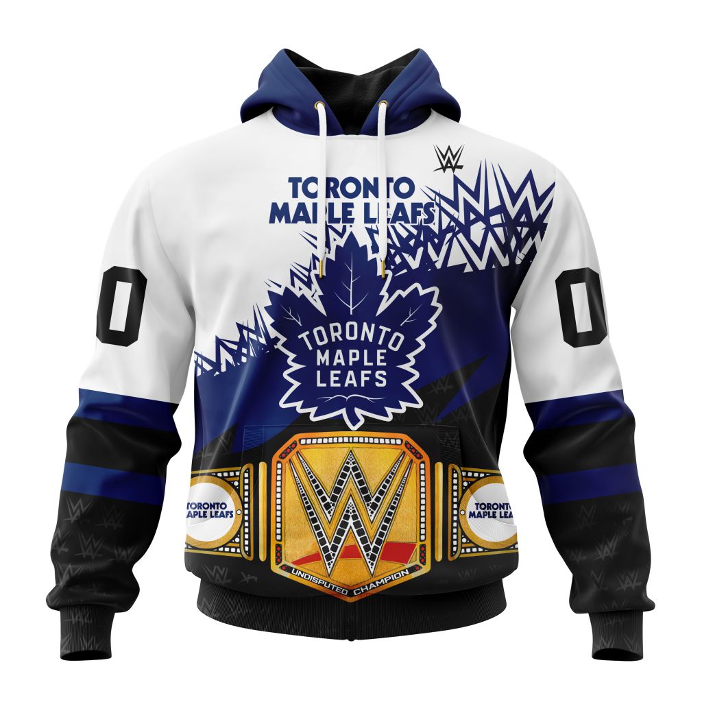 Nhl Toronto Maple Leafs Special Wwe Design Hoodie 3D All Over Print