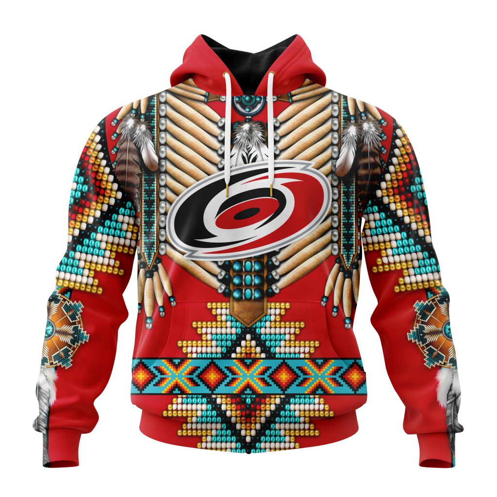 Nhl Carolina Hurricanes Special Native Costume Design Hoodie 3D All Over Print