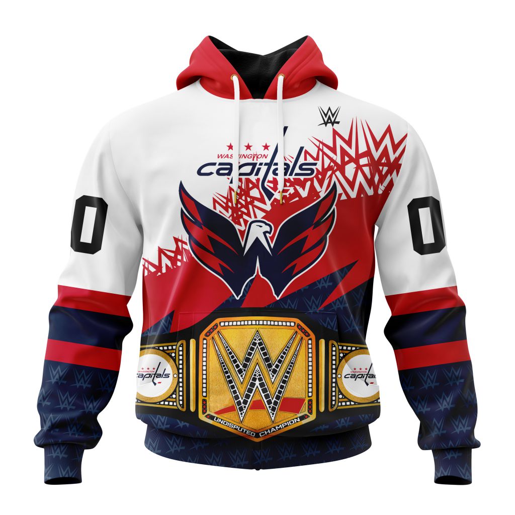 Nhl Washington Capitals Special Wwe Design Hoodie 3D All Over Print