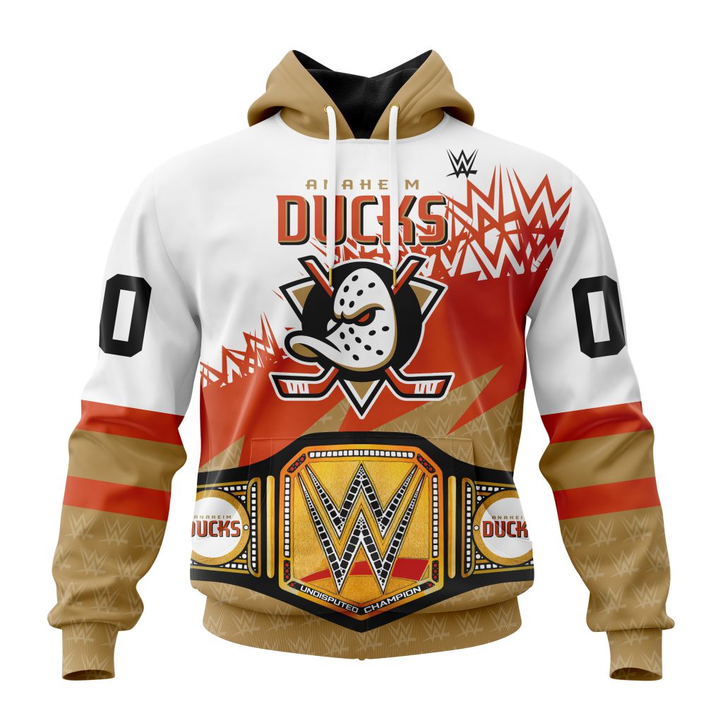 Nhl Anaheim Ducks Special Wwe Design Hoodie 3D All Over Print