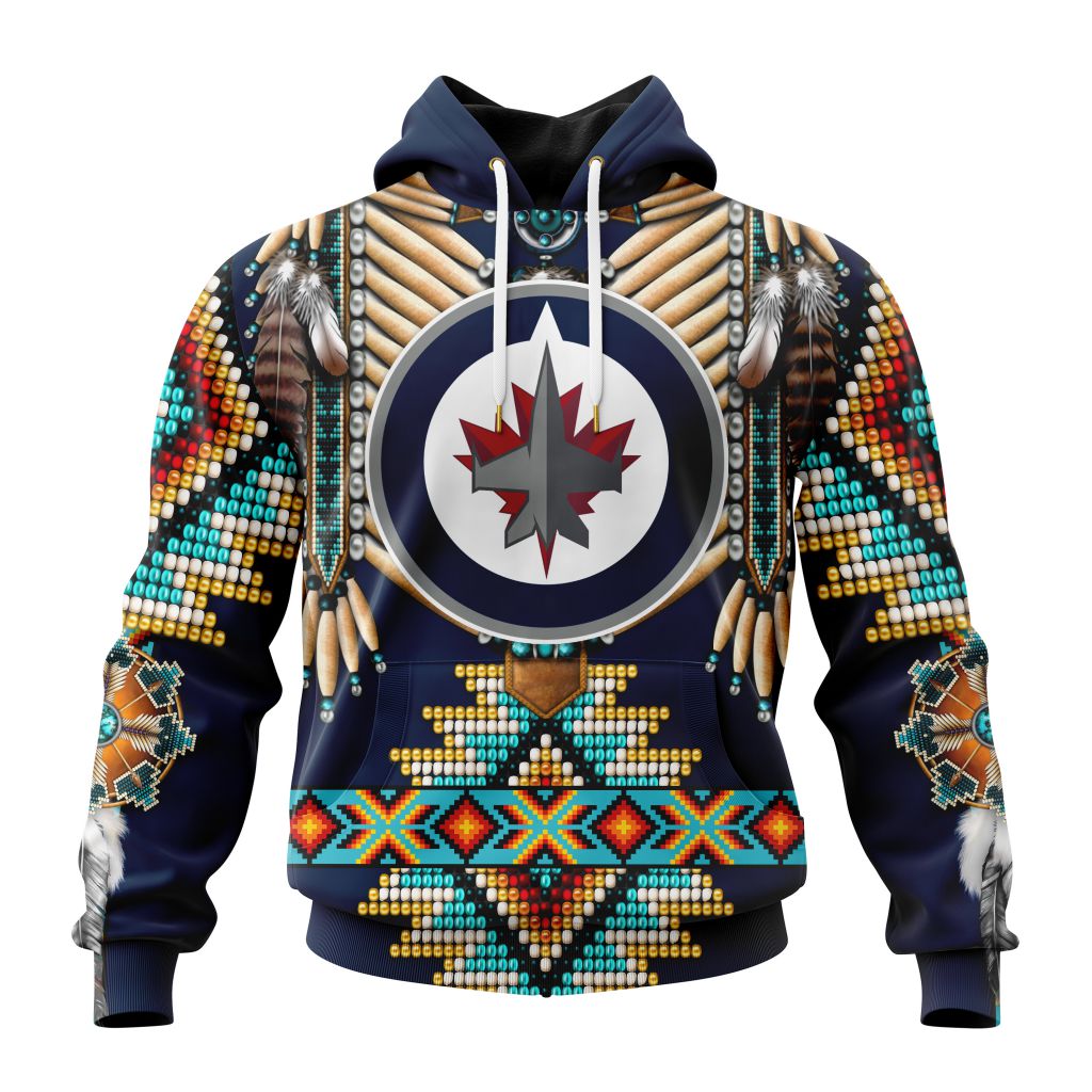 Nhl Winnipeg Jets Special Native Costume Design Hoodie 3D All Over Print