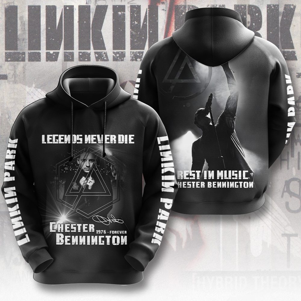 Linkin Park X Chester Bennington 3D Hoodie 3D Print For Sport Fans