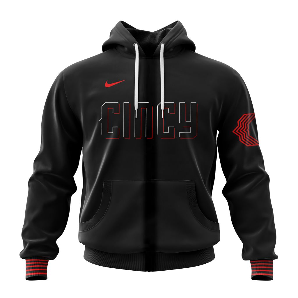 Cincinnati Reds Mlb Personalized City Connect 3D Hoodie
