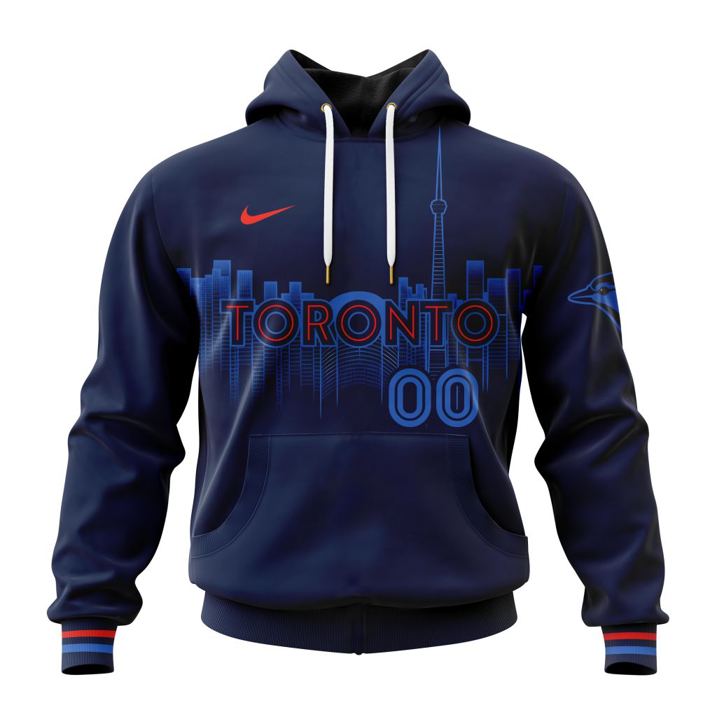 Toronto Blue Jays Mlb Personalized City Connect 3D Hoodie