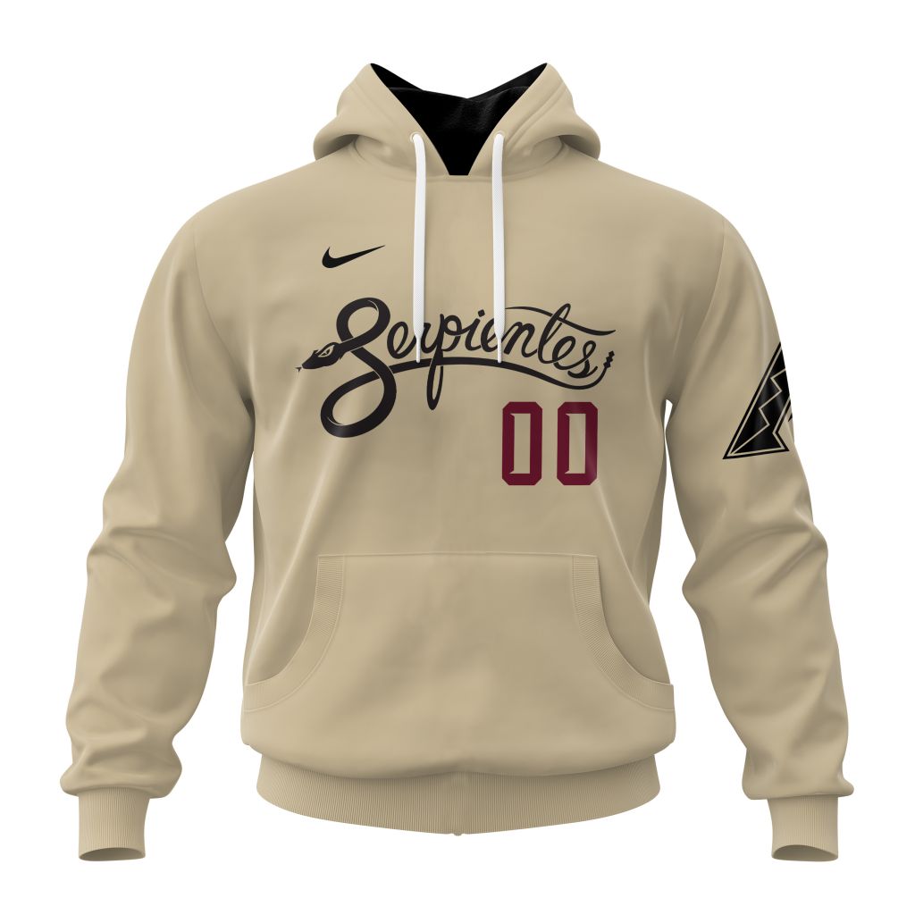 Arizona Diamondbacks Mlb Personalized City Connect 3D Hoodie