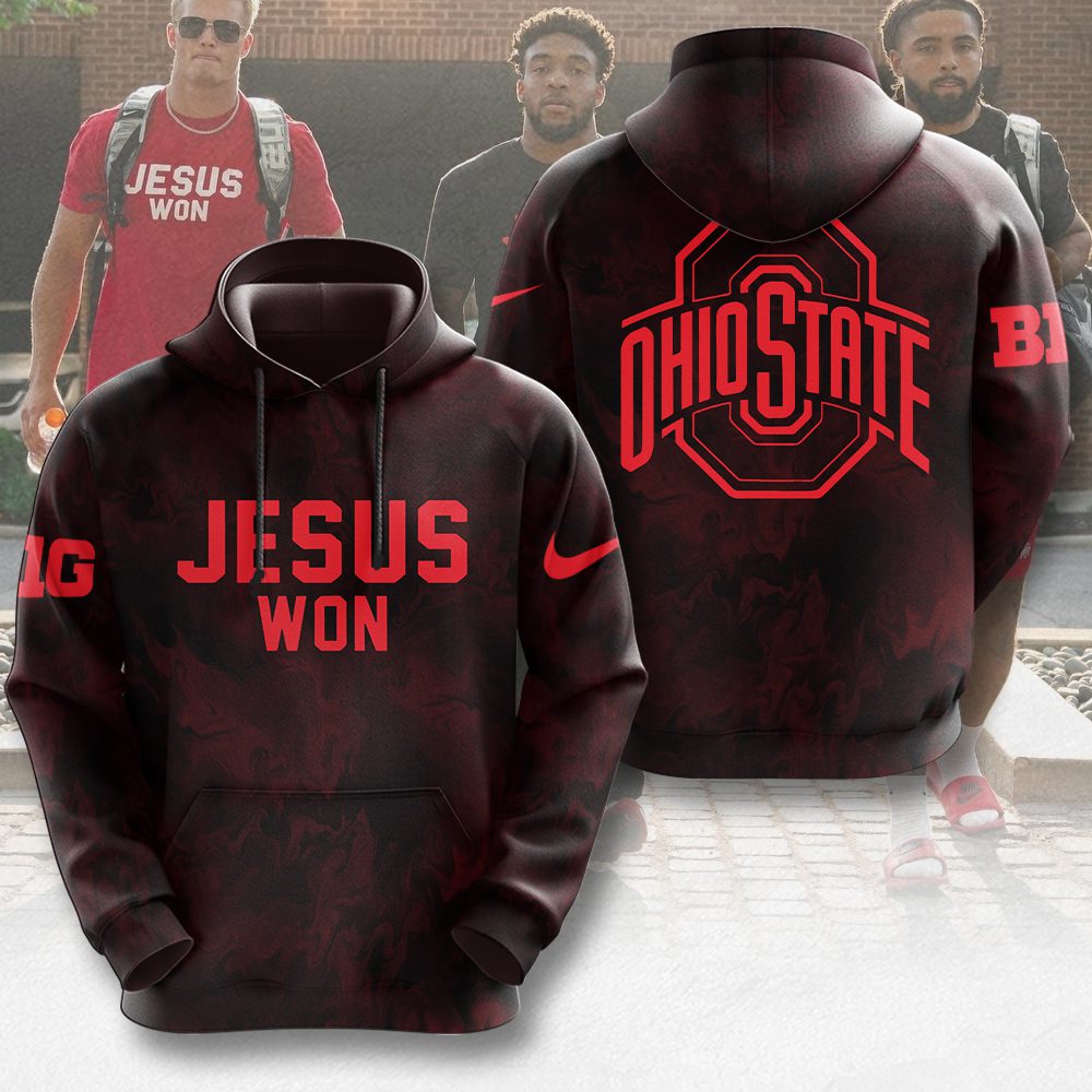 Ohio State Buckeyes Football Performance 3D Hoodie For Men Women