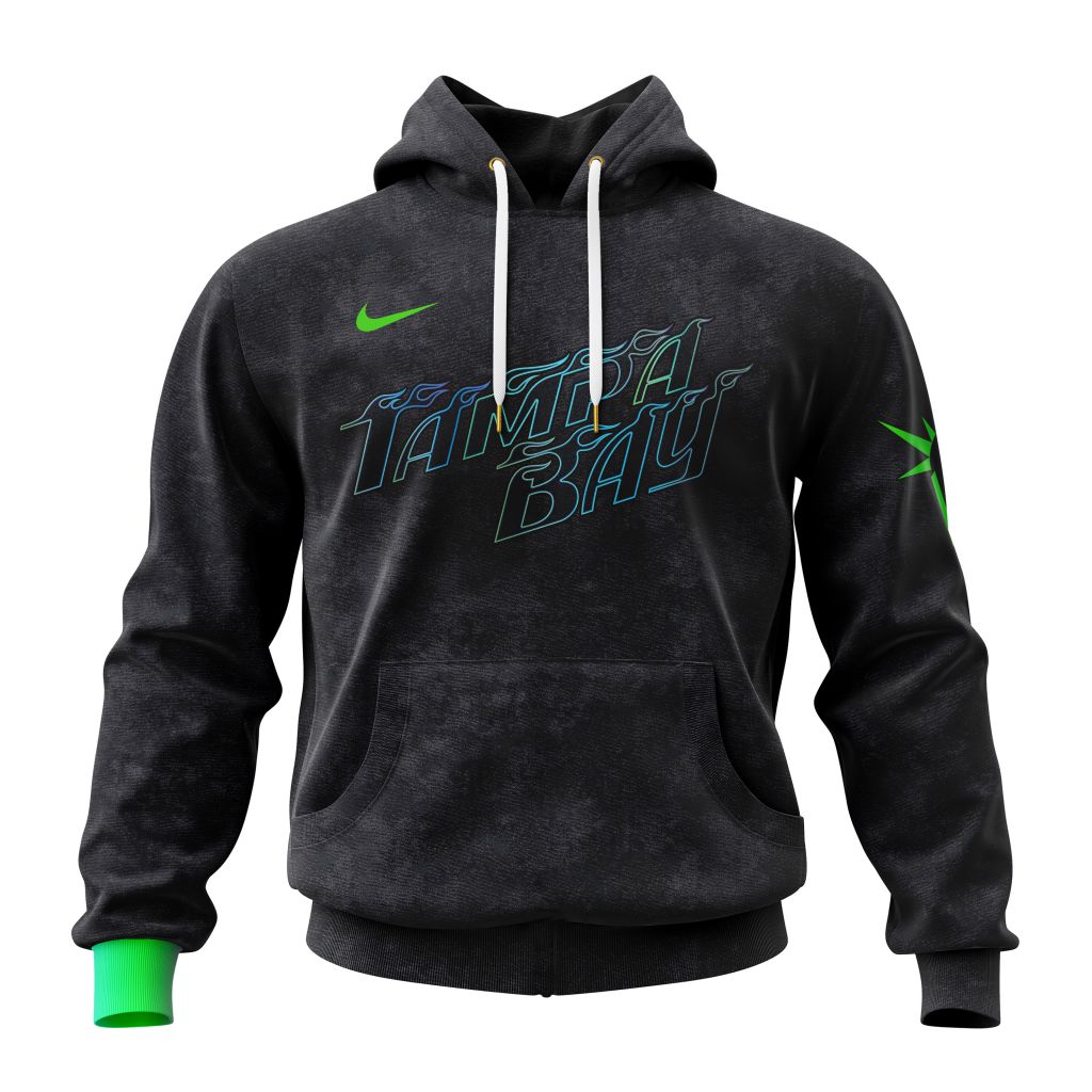 Tampa Bay Rays Mlb Personalized City Connect 3D Hoodie