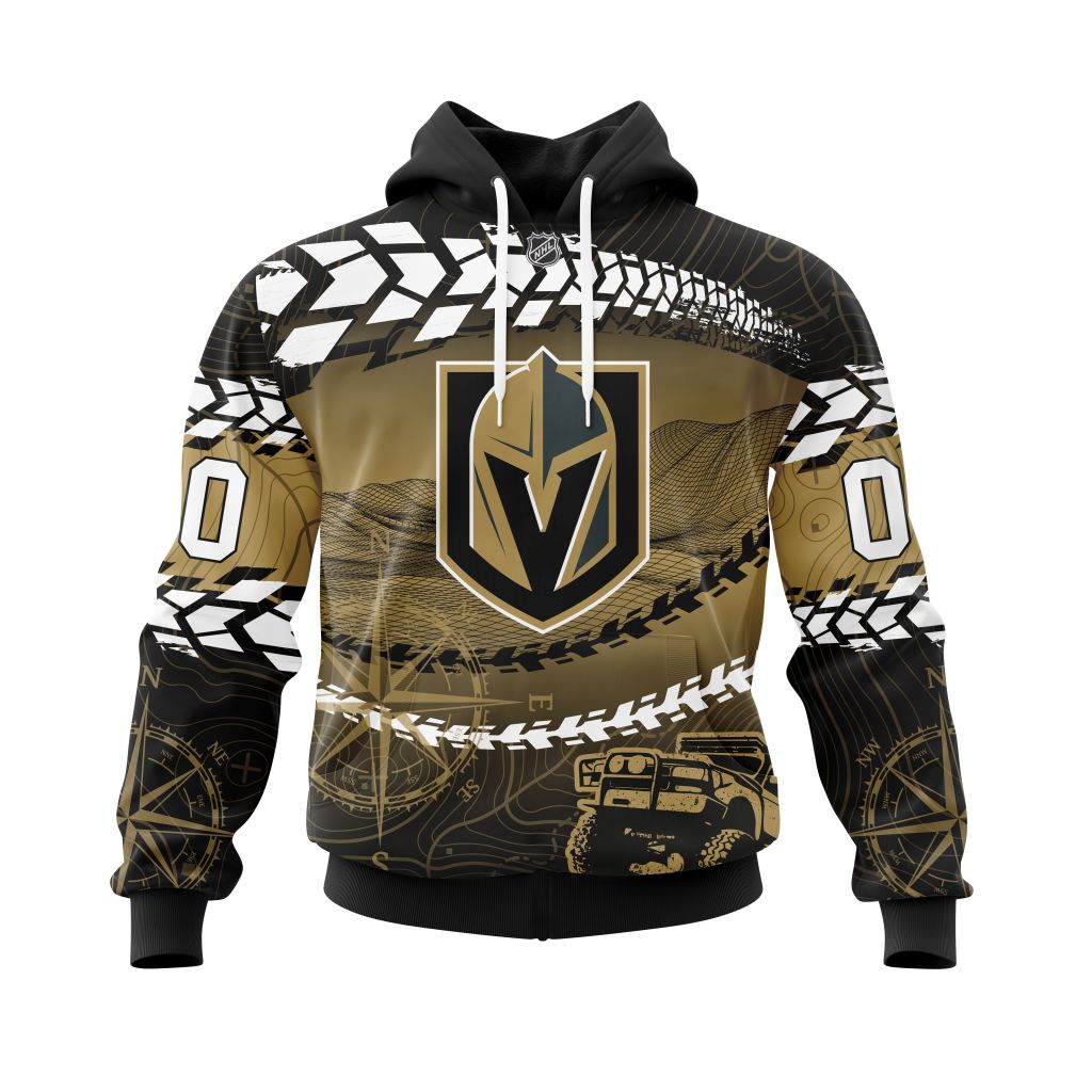 Personalized Nhl Vegas Golden Knights Specialized Off Road Style Pullover Hoodie