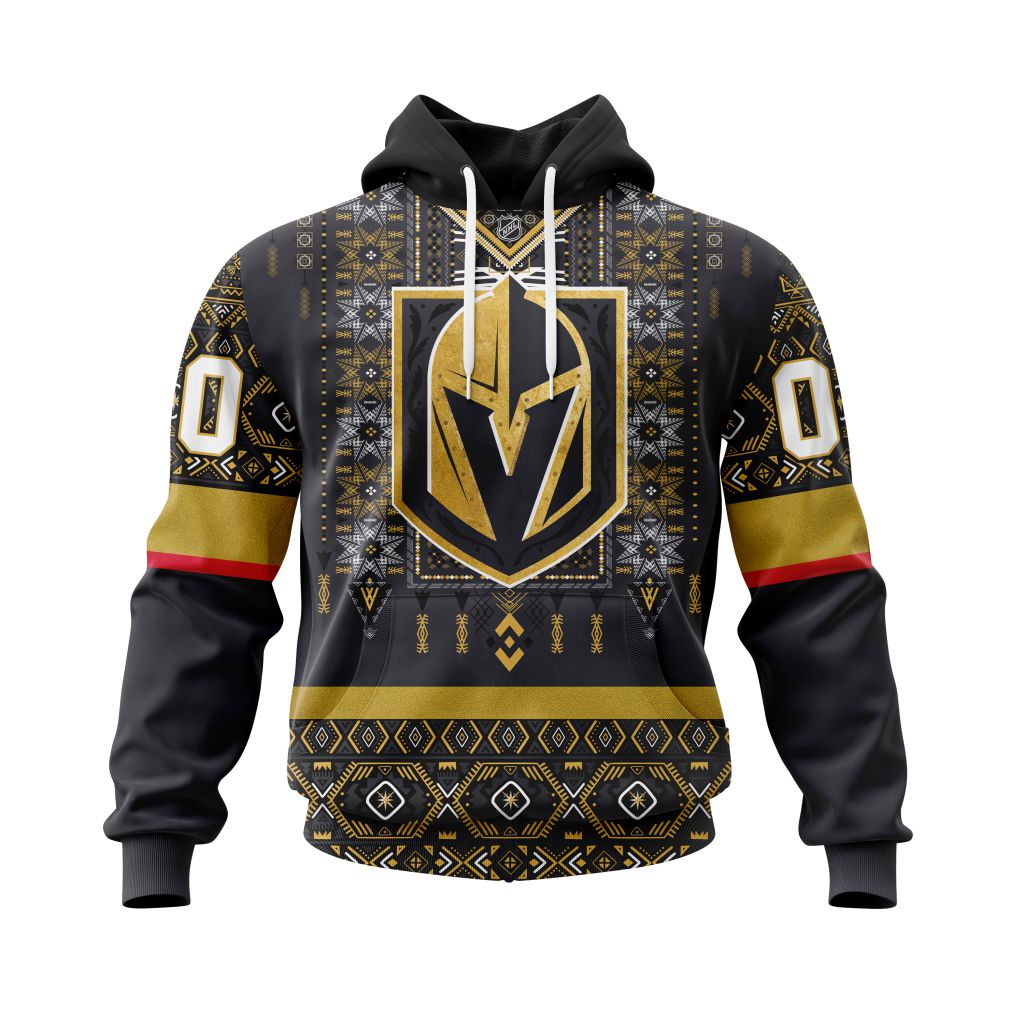 Personalized Nhl Vegas Golden Knights Specialized Native Concepts Pullover Hoodie
