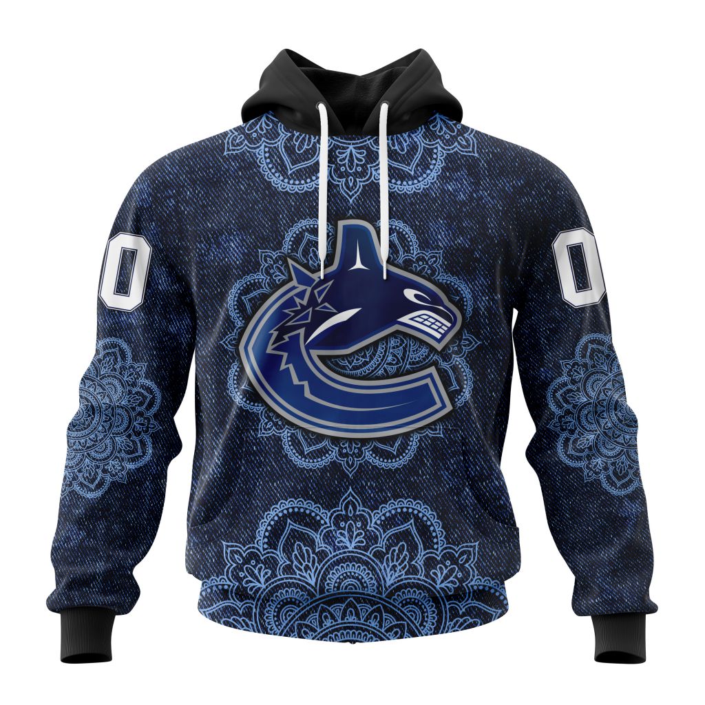 Personalized Nhl Vancouver Canucks Specialized Mandala Style Pullover Hoodie