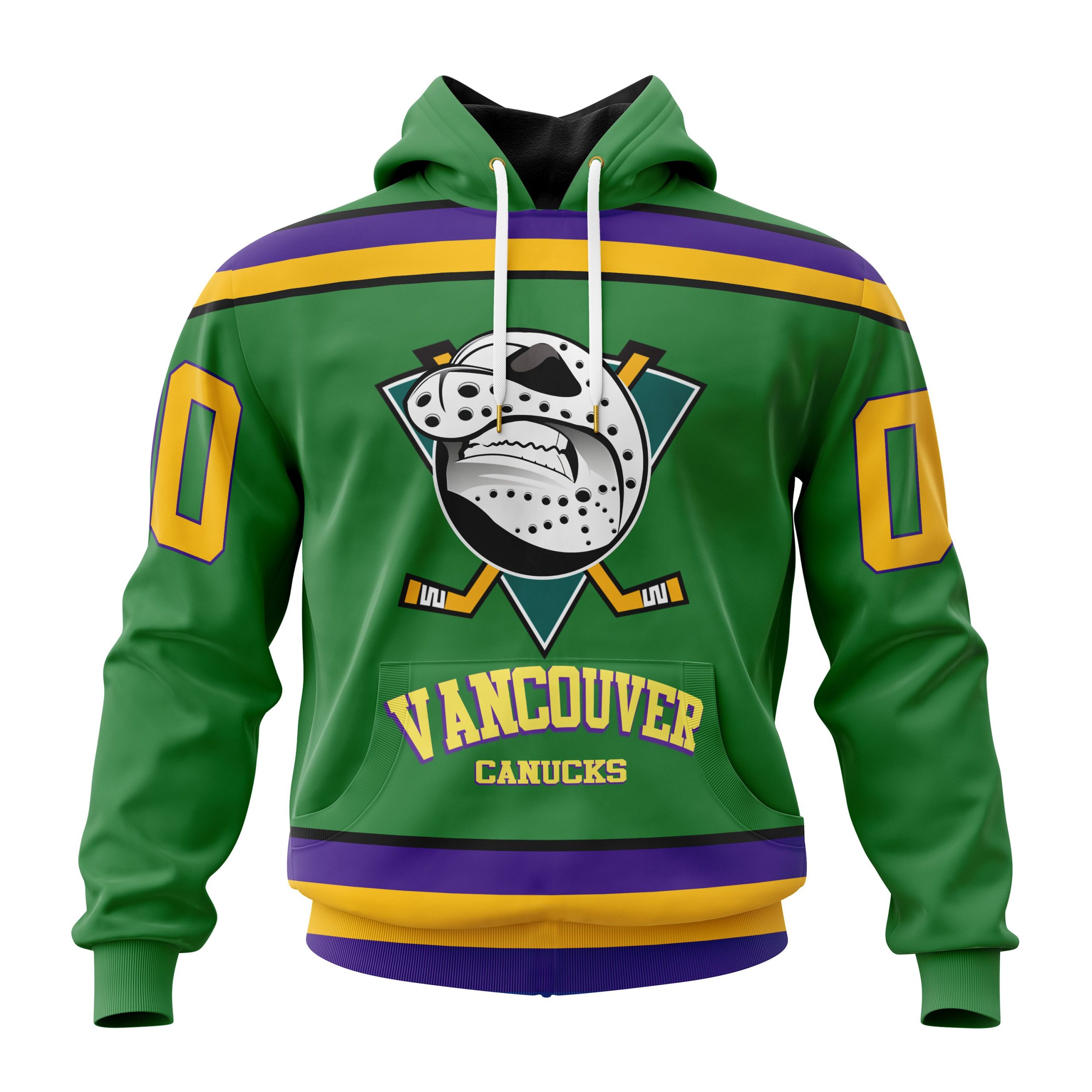 Personalized Nhl Vancouver Canucks Specialized Design X The Mighty Ducks Pullover Hoodie