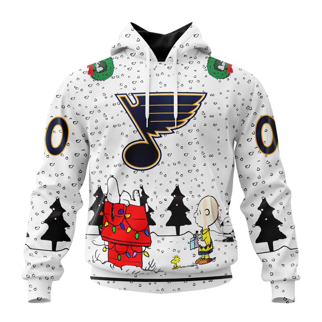 Personalized Nhl St. Louis Blues Special Peanuts Design Pullover Hoodie