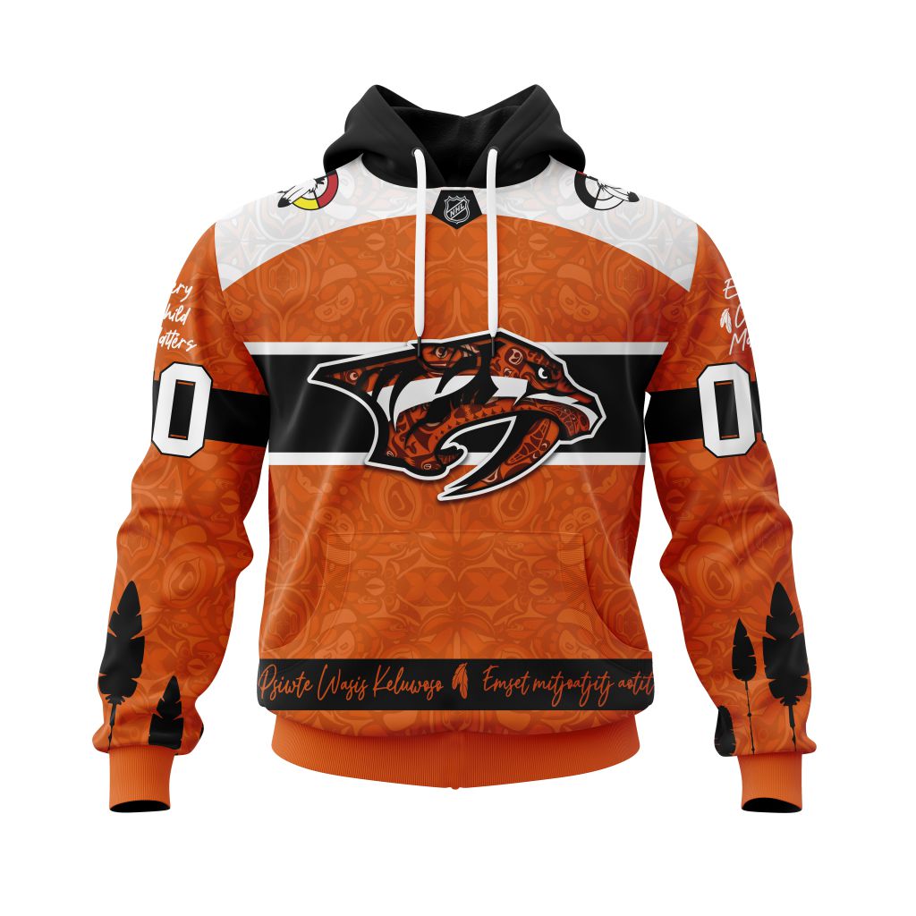 Personalized Nhl Nashville Predators Specialized Design Support Child Lives Matter Pullover Hoodie