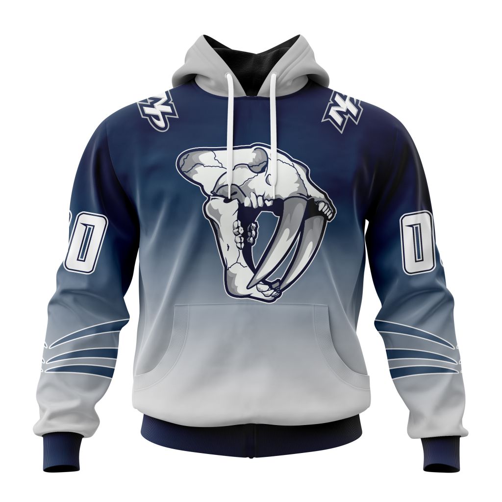 Personalized Nhl Nashville Predators Special Retro Gradient Design Pullover Hoodie