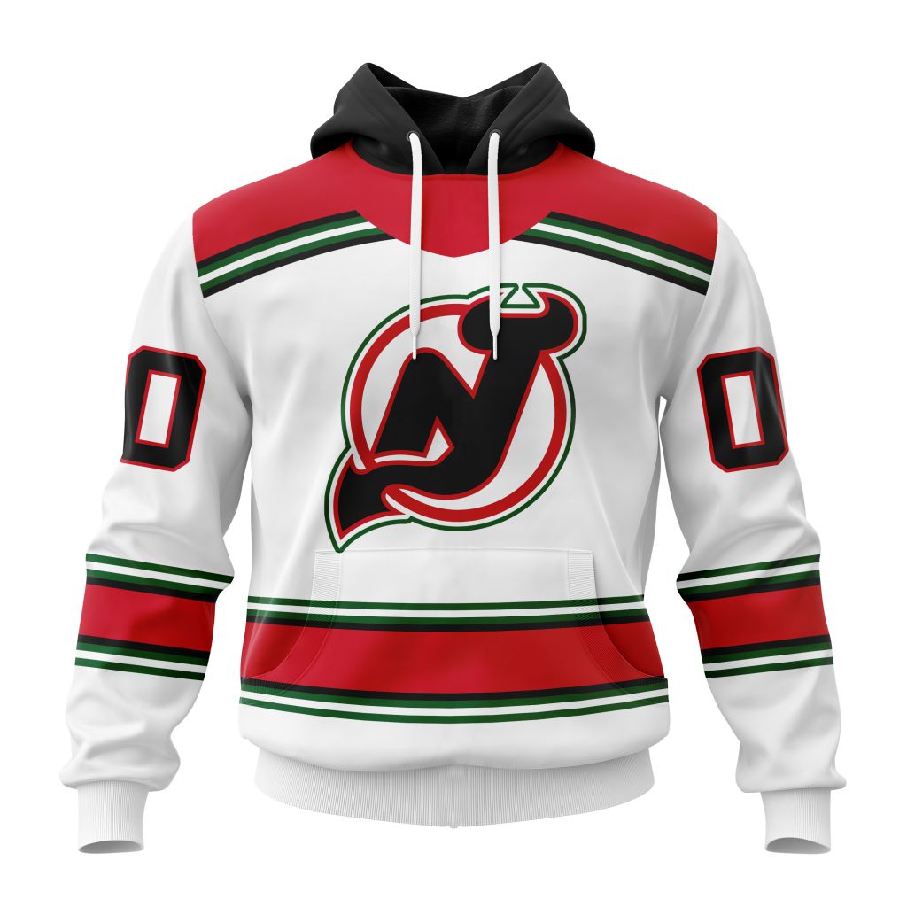 Personalized Nhl New Jersey Devils Special Reverse Retro Redesign Pullover Hoodie