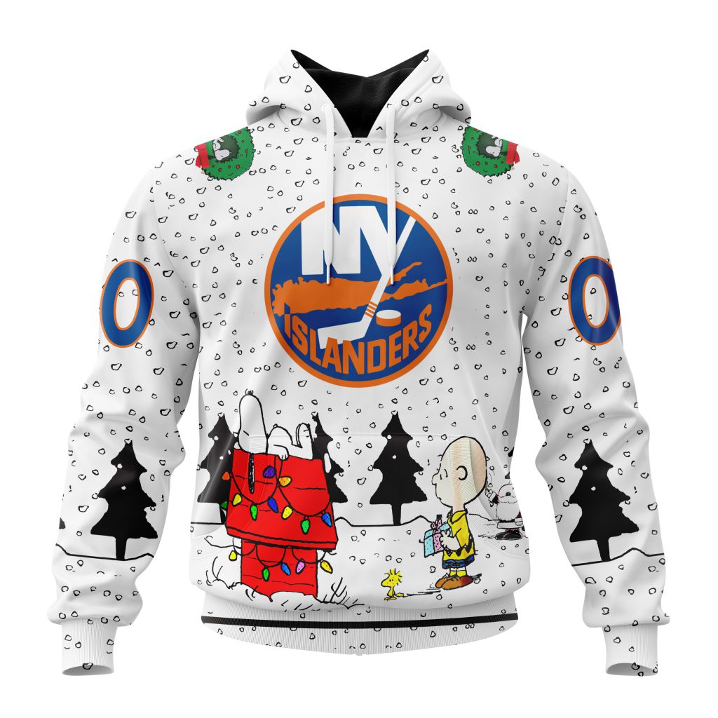 Personalized Nhl New York Islanders Special Peanuts Design Pullover Hoodie