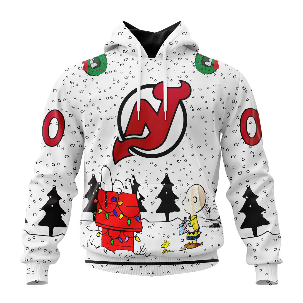 Personalized Nhl New Jersey Devils Special Peanuts Design Pullover Hoodie