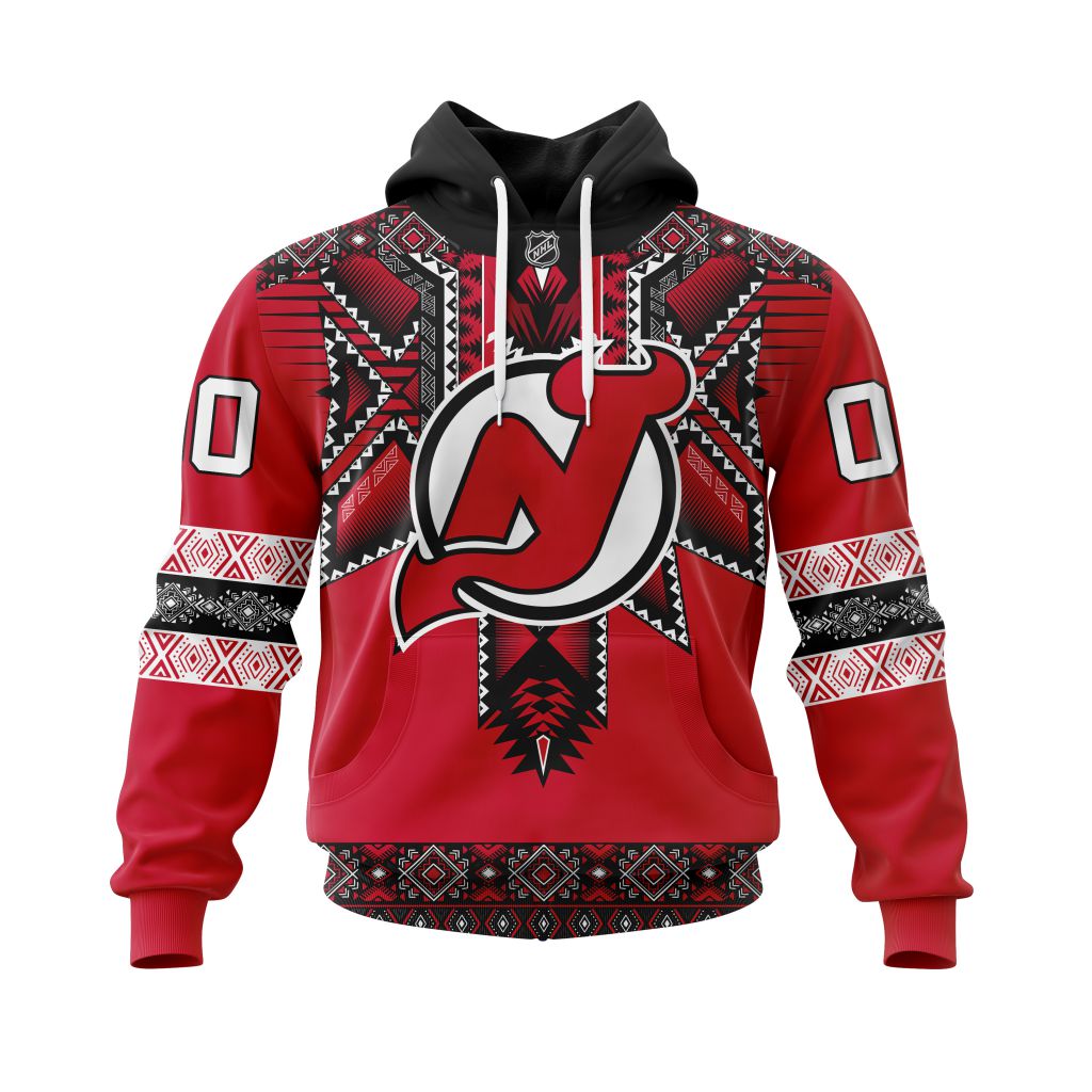Personalized Nhl New Jersey Devils Specialized Native Concepts Pullover Hoodie