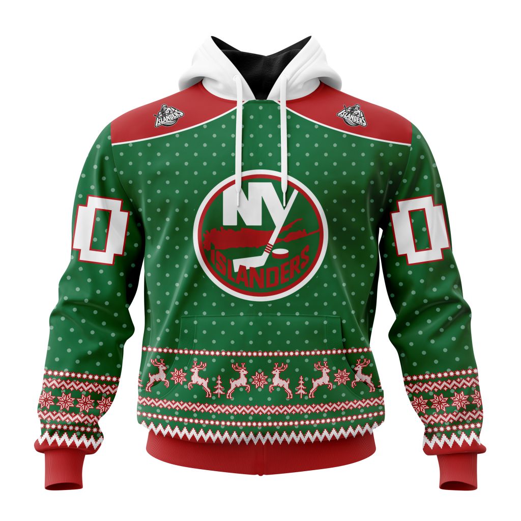 Personalized Nhl New York Islanders Special Ugly Christmas Pullover Hoodie