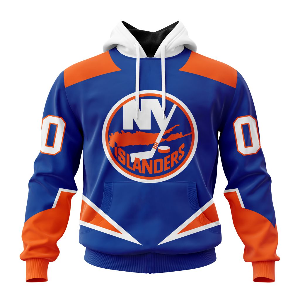 Personalized Nhl New York Islanders Special Reverse Retro Redesign Pullover Hoodie