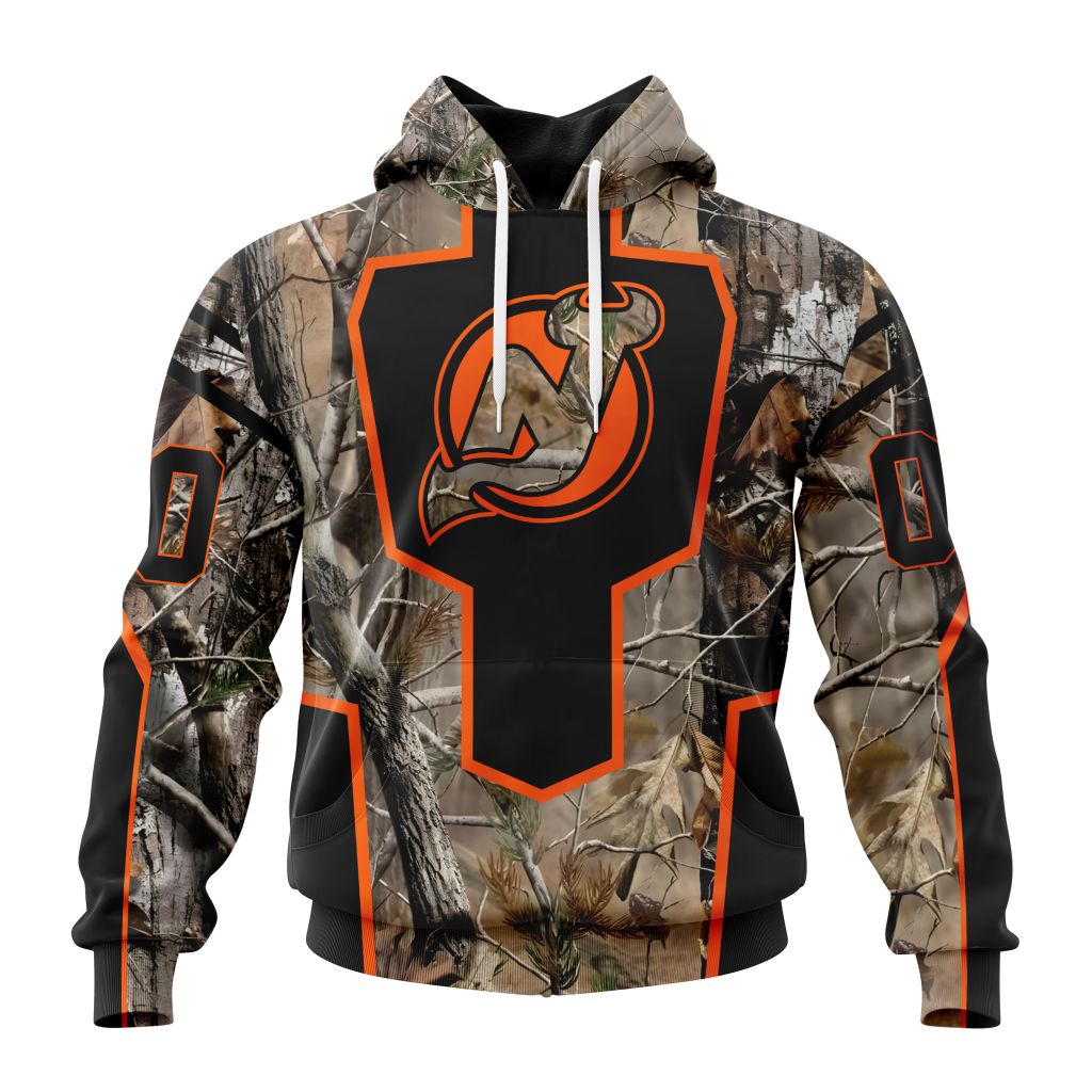 Personalized Nhl New Jersey Devils Special Camo Realtree Hunting Pullover 3D Hoodie