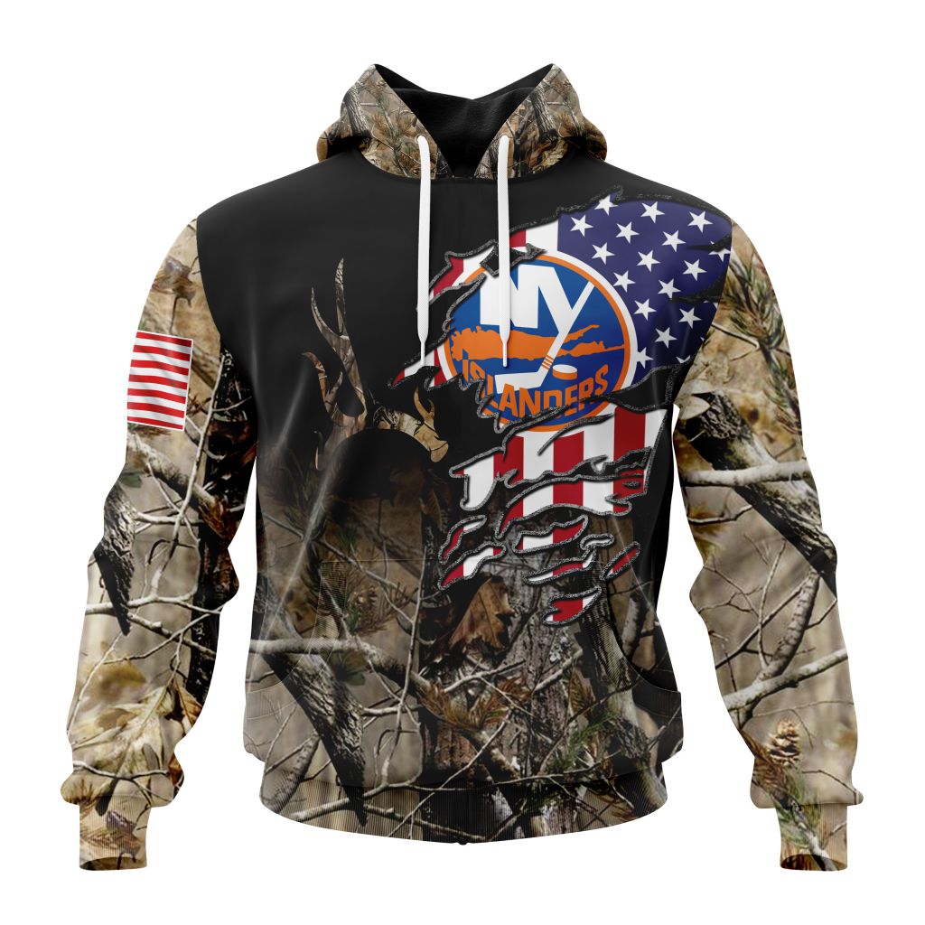Personalized Nhl New York Islanders Special Camo Realtree Hunting Pullover 3D Hoodie
