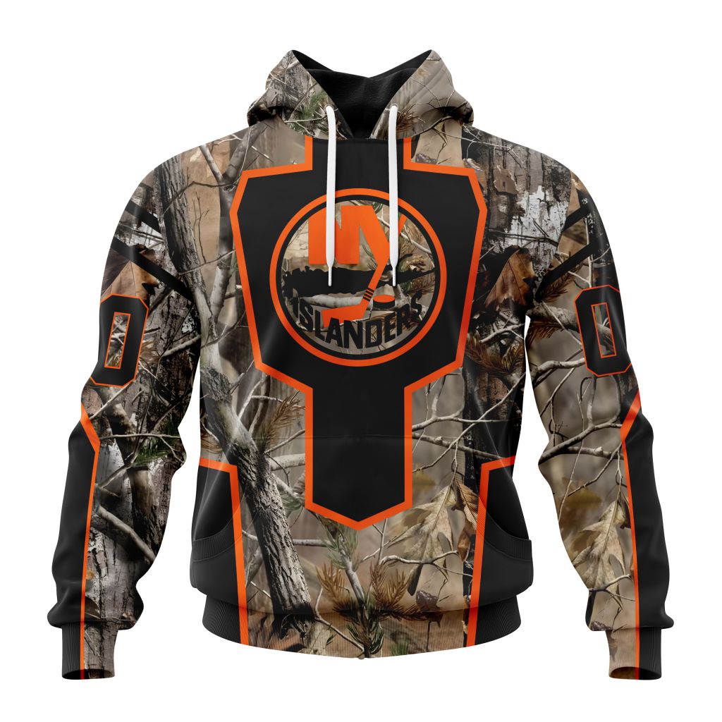 Personalized Nhl New York Islanders Special Camo Realtree Hunting Pullover Hoodie