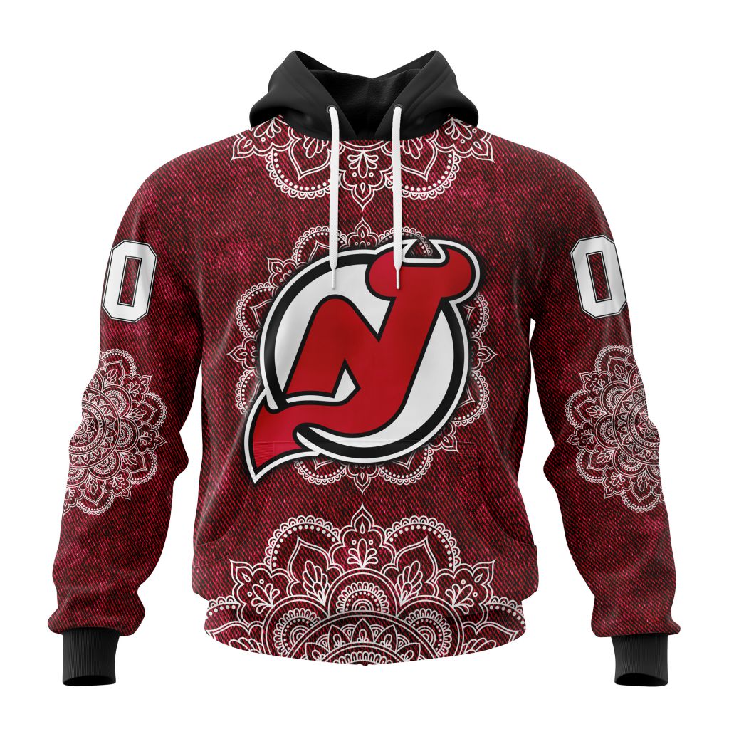 Personalized Nhl New Jersey Devils Specialized Mandala Style Pullover Hoodie