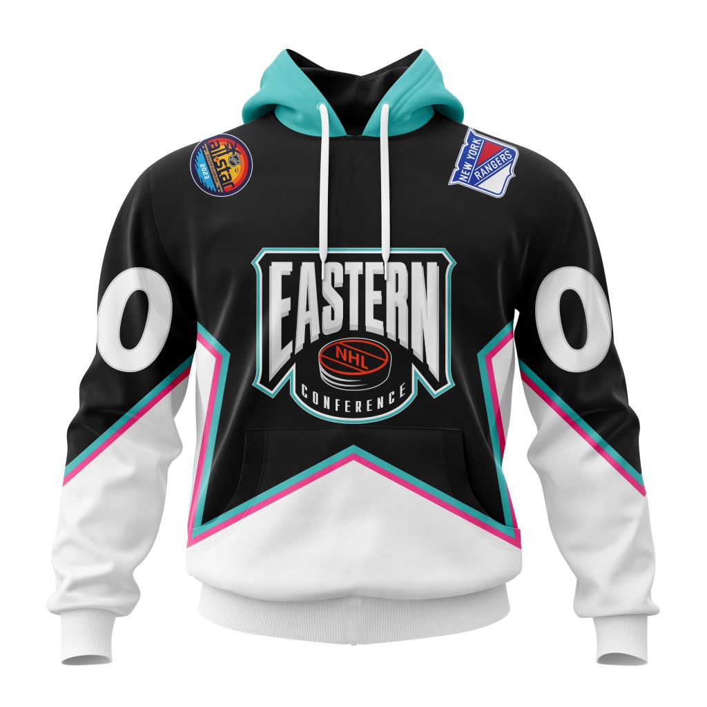 Personalized Nhl New York Rangers All-Star Eastern Conference Pullover Hoodie