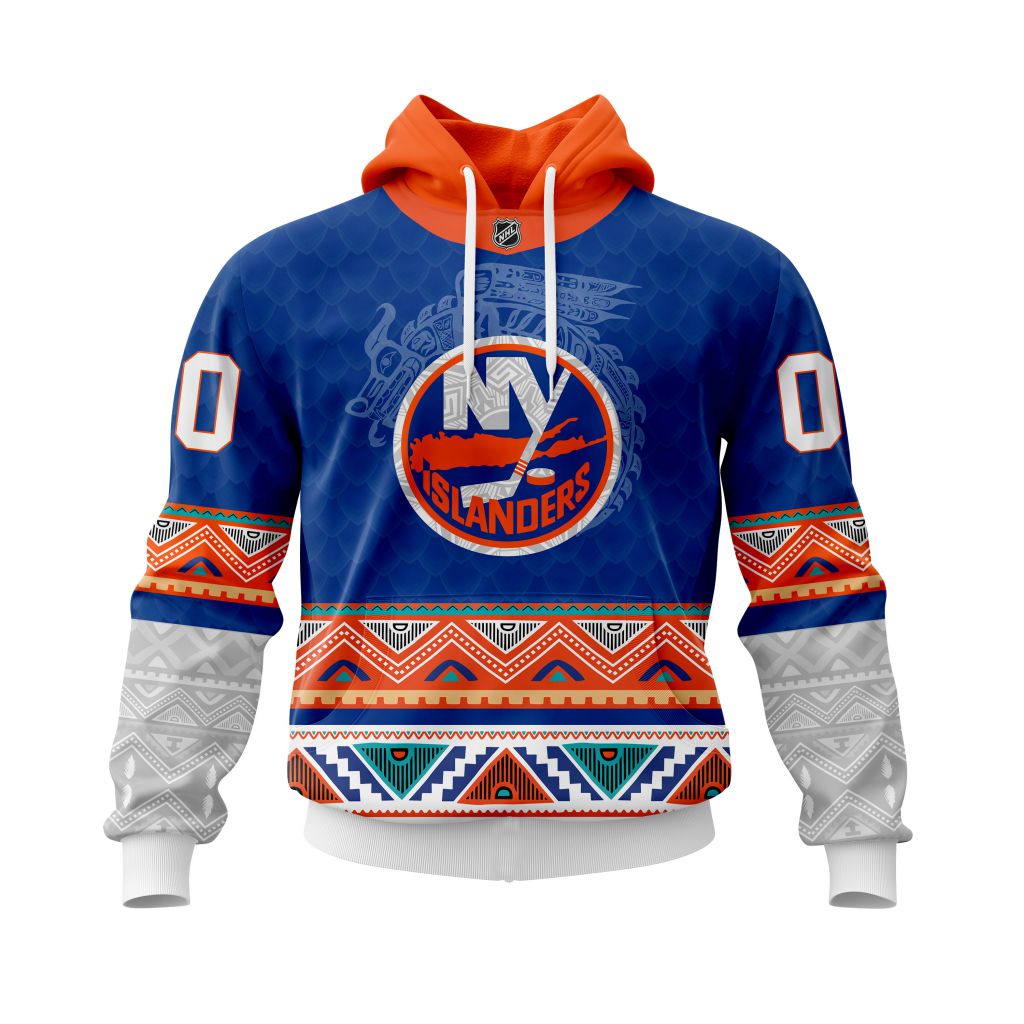 Personalized Nhl New York Islanders Specialized Native Concepts Pullover Hoodie