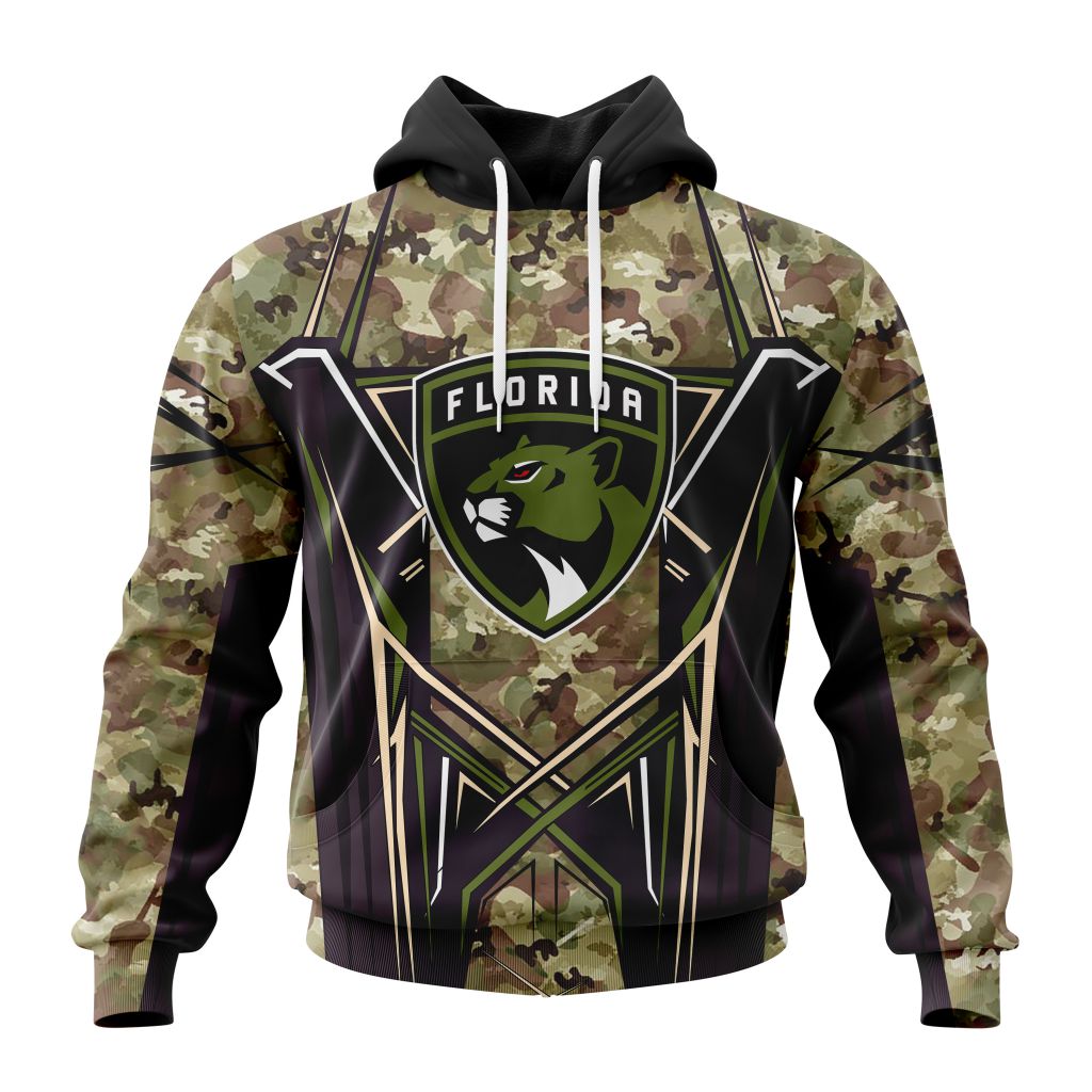 Personalized Nhl Florida Panthers Special Camo Color Design Hoodie