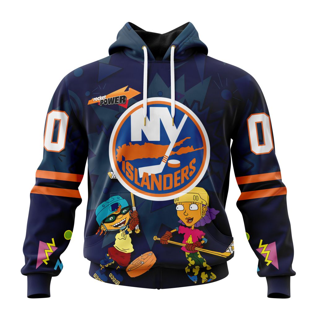 Personalized Nhl New York Islanders Specialized For Rocket Power Pullover Hoodie