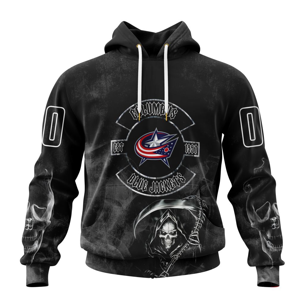 Personalized Nhl Columbus Blue Jackets Specialized Kits For Rock Night Pullover Hoodie