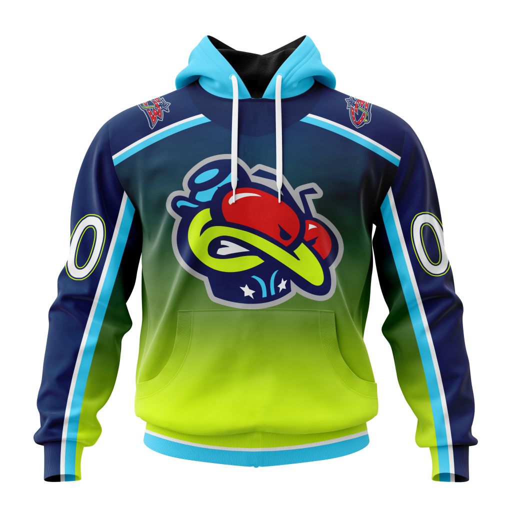 Personalized Nhl Columbus Blue Jackets Special Retro Gradient Design Pullover Hoodie