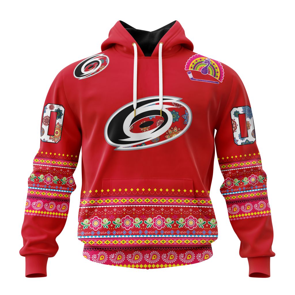 Personalized Nhl Carolina Hurricanes Jersey Hockey For All Diwali Festival Pullover Hoodie