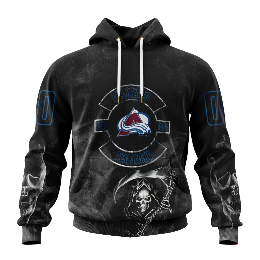 Personalized Nhl Colorado Avalanche Specialized Kits For Rock Night Pullover Hoodie