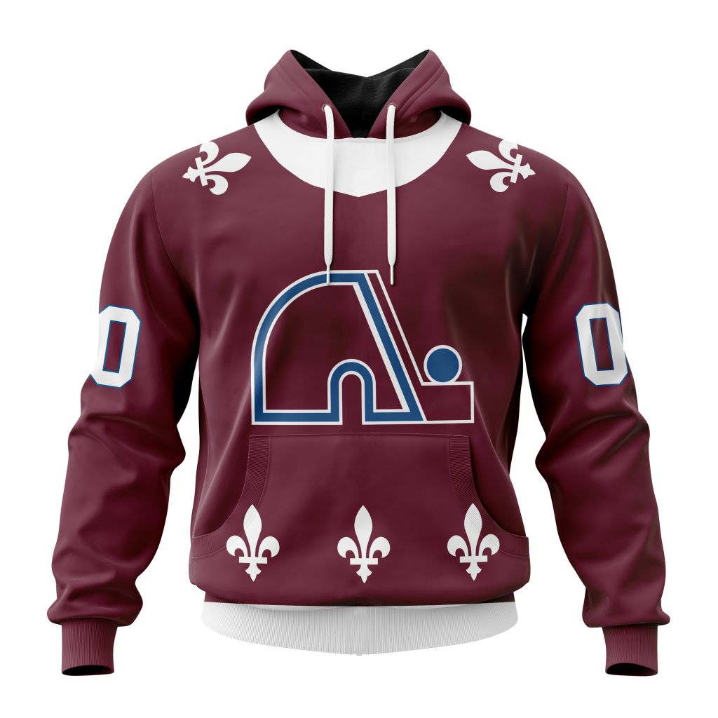Personalized Nhl Colorado Avalanche Specialized Kits With Retro Concepts Pullover Hoodie