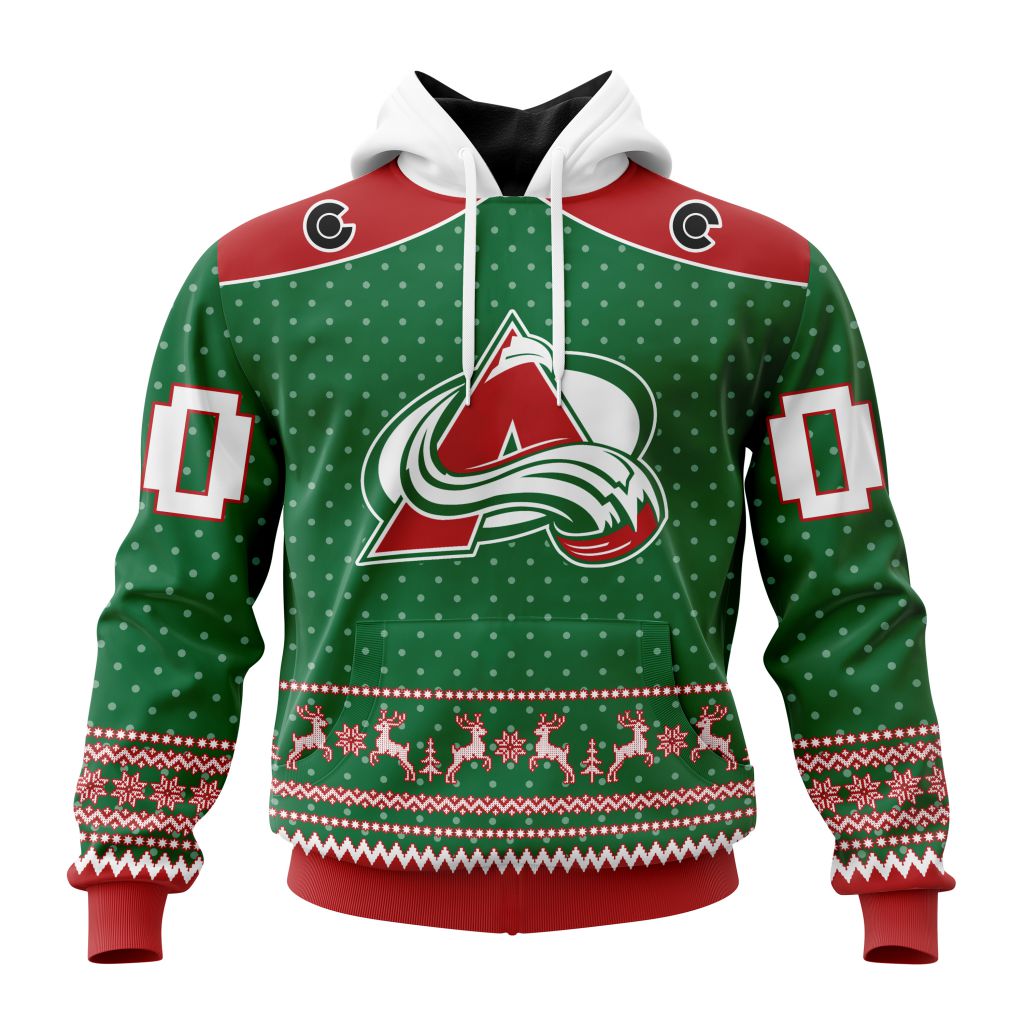 Personalized Nhl Colorado Avalanche Special Ugly Christmas Pullover Hoodie
