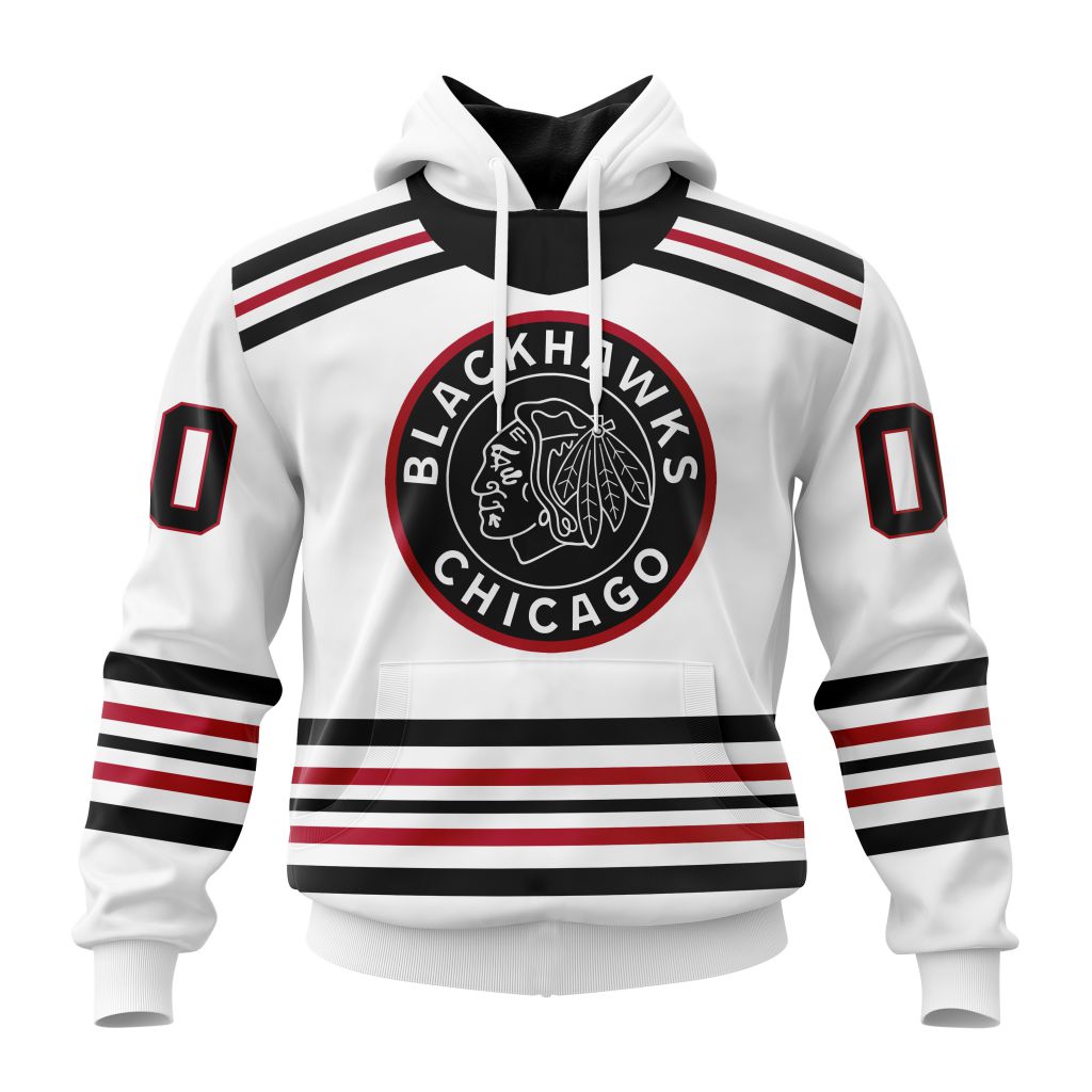 Personalized Nhl Chicago Blackhawks Special Reverse Retro Redesign Pullover Hoodie
